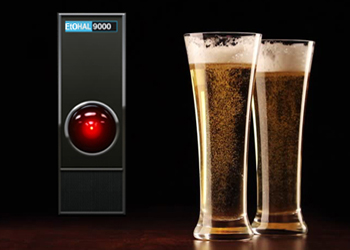 The EtOHAL-9000 alcohol service robot is every kid's best friend